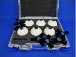 Sada 6 referenčních koulí (Basic) vč. podstavců