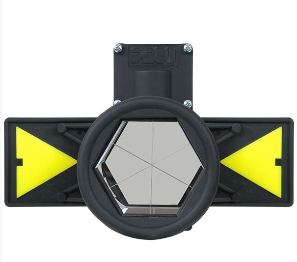 Hranol 63,5 mm, sklopný s terčem, posuvný, typ Geodimeter
