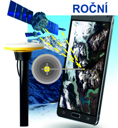 Catalyst 1 - roční předplatné centimetrové přesnosti