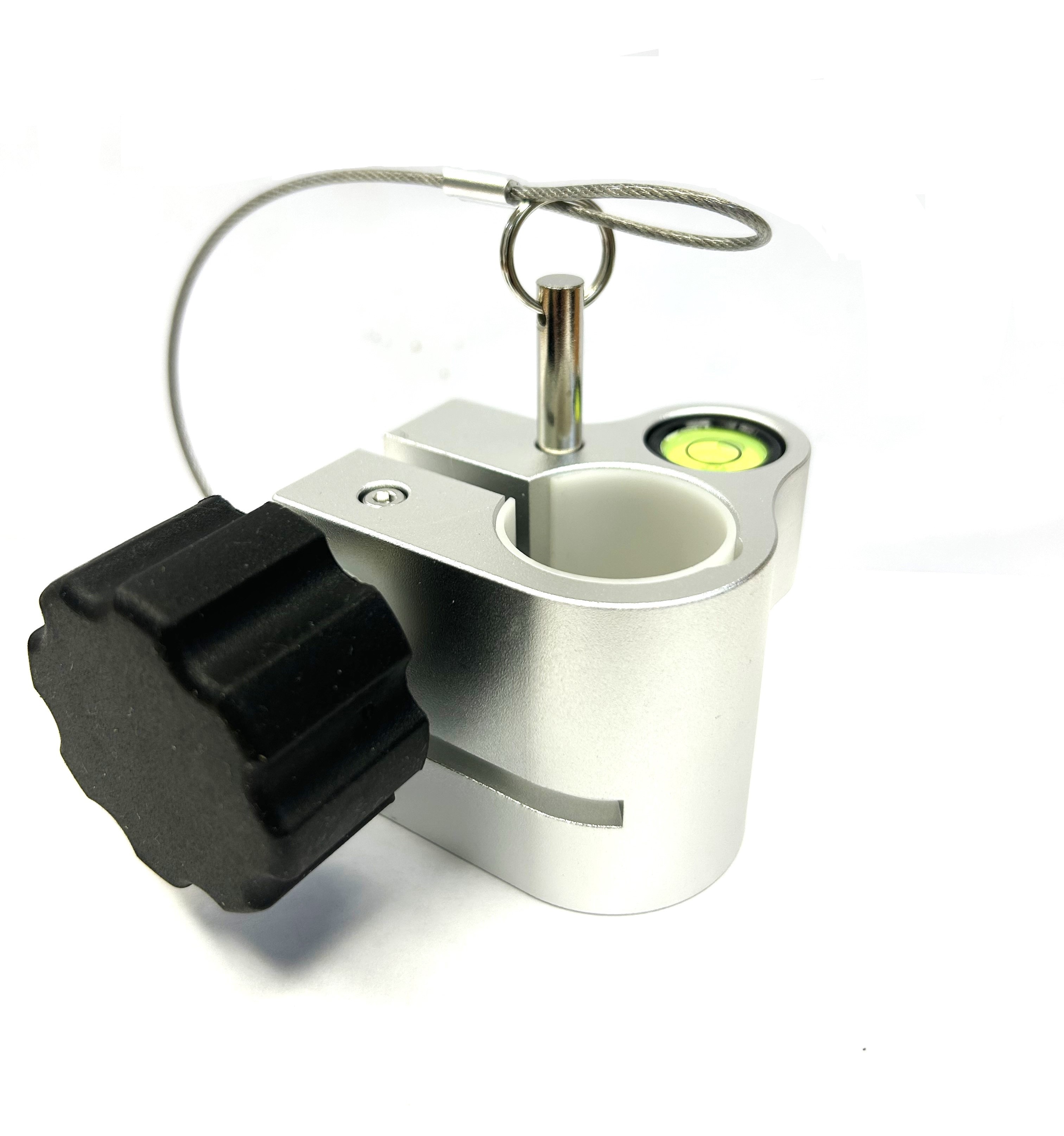 Systém upínací se šroubem a libelou, pro tyčky Myzox RCP-200