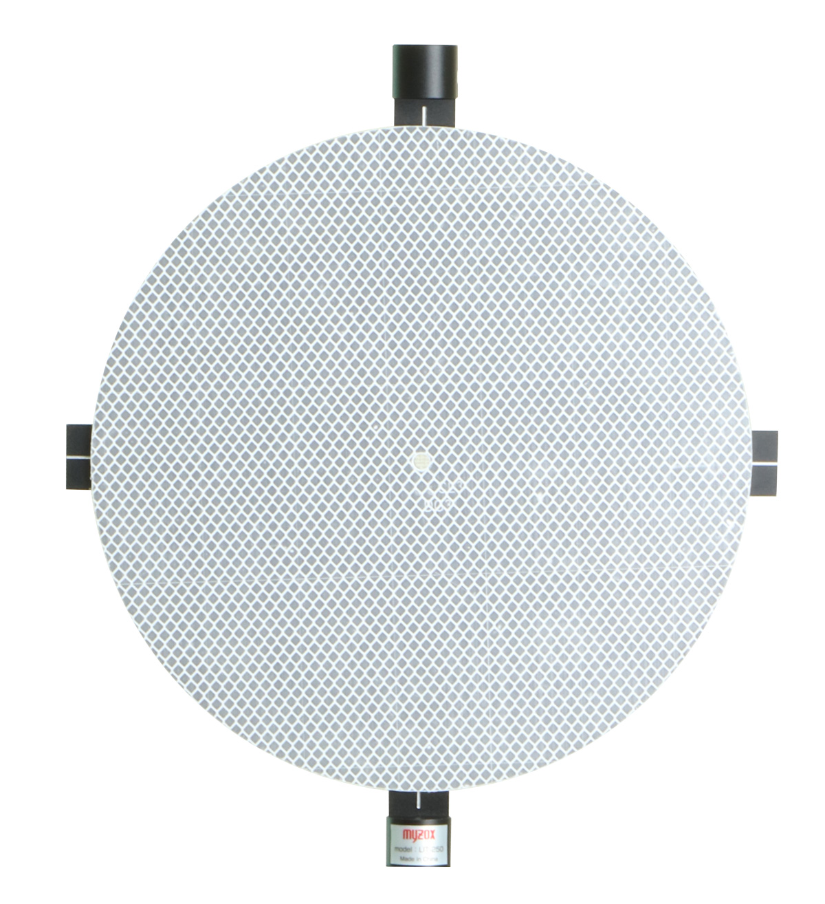 Terč vlícovací, kruhový, reflexní, pro Hovermap, v rámu, na tyčku, 25 cm, Myzox