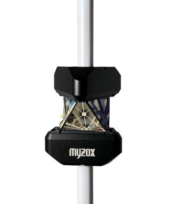 Hranol mini kruhový 360°, k=-4.4mm, vč. libely, s hrotem, v pouzdře, Myzox