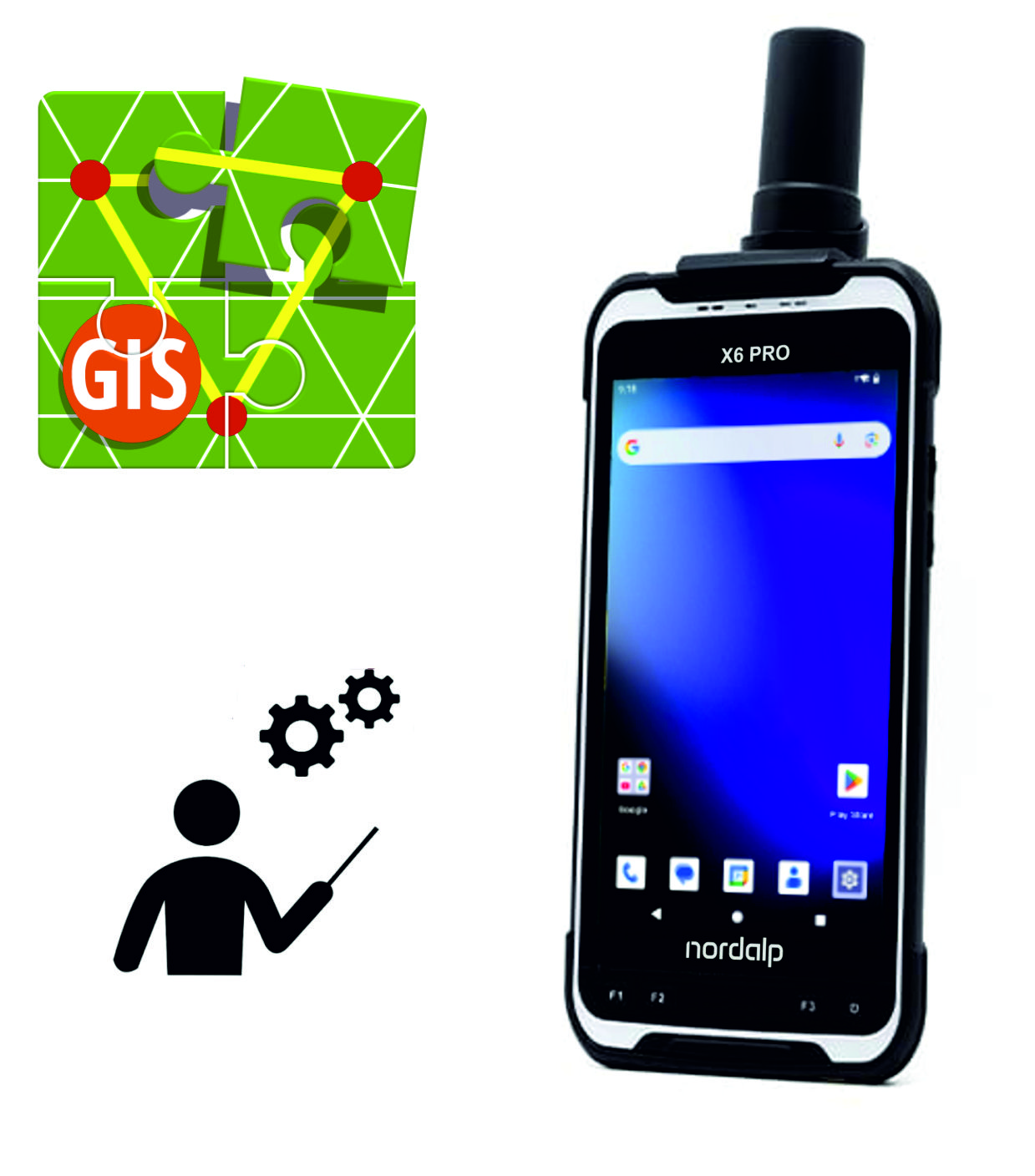 Nordalp X6 Pro RTK vč. aplikace a školení