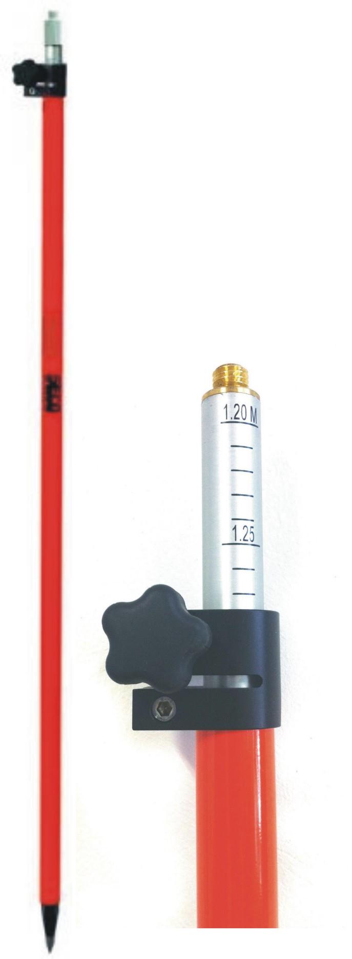 Teleskopická  hliníková výtyčka  2,1 m