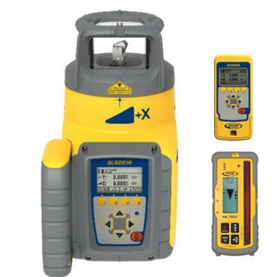 Laser sklonový ve 2 osách GL622IR, dálk. ovl.RC602N, laserometr HL760, přísluš.