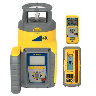 Laser sklonový ve 2 osách GL622N, dálk. ovl.RC602, laserometr HL760, přísluš.